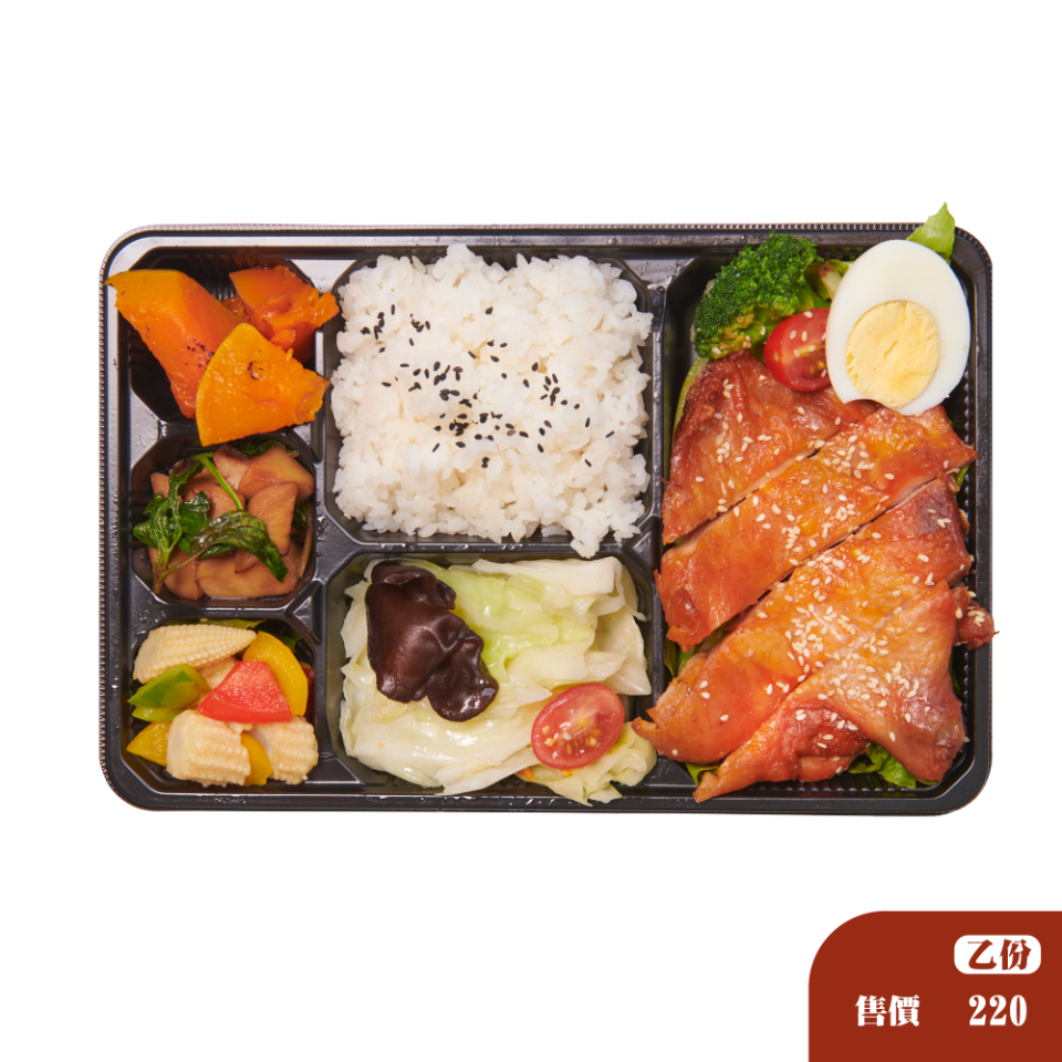 紐澳良香烤雞腿排盒餐